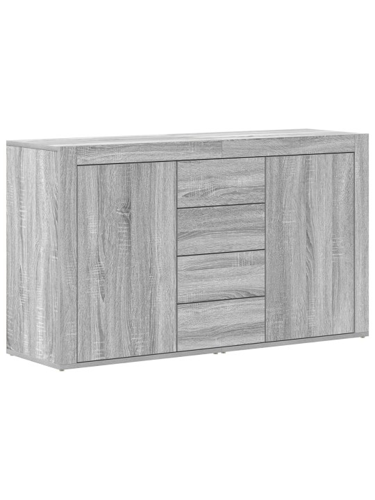 Sivupöytä harmaa sonoma tekninen puu 120 x 36 x 69 cm