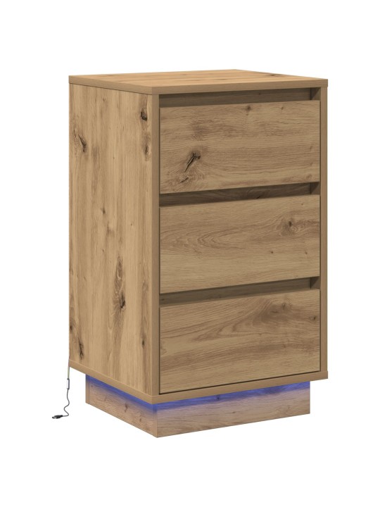 Led yöpöytä artisan tammi 39x34.5x65 cm tekninen puu