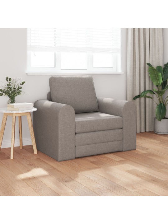 Floor sofa bed 2-in-1 taupe 98x71x83 cm kangas
