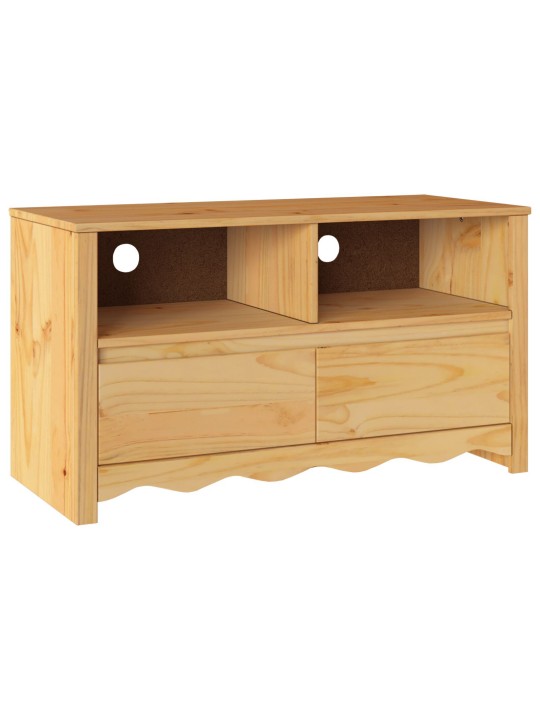 Tv-kaappi "drammen" 99x43x55 cm kiinteää puu kuusta