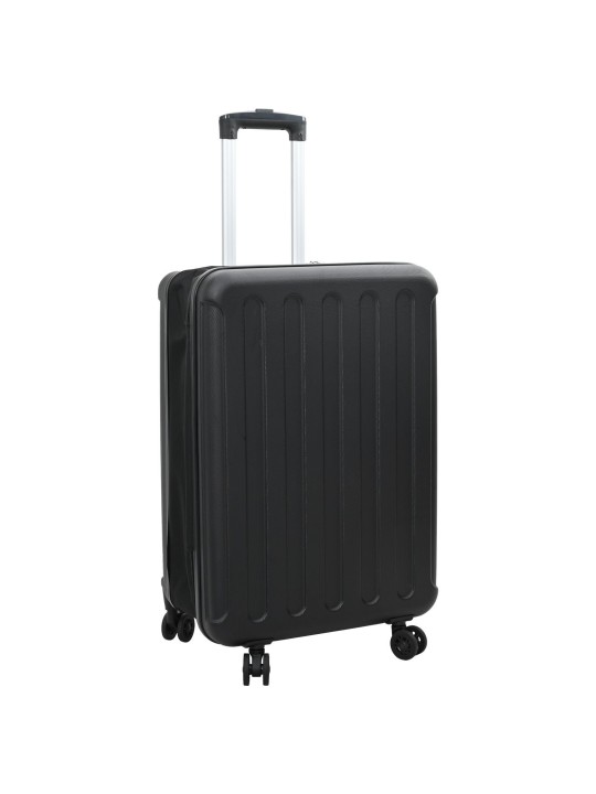 Taitettava matkalaukku kovakotelo 20'' musta 34x23x55.5 cm abs