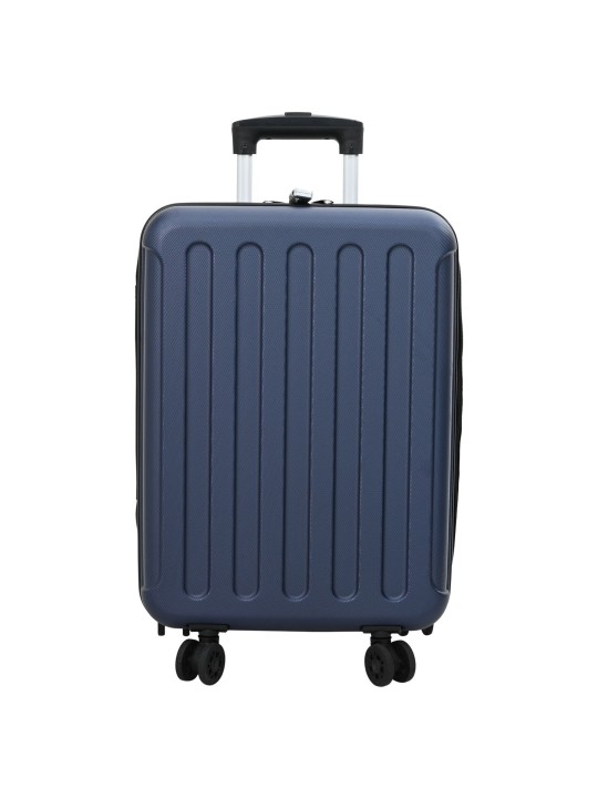 Kokoontaitettava matkalaukku kovamuovilla 20'' tummansininen 34x23x55.5 cm abs