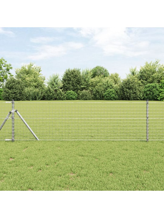 Aitapylväät 52 kpl ø32 mm 80 cm galvanoitua terästä