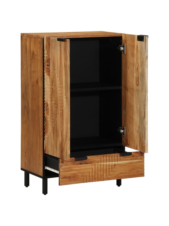 Highboard 60x33x100 cm täysi akaasiapuu