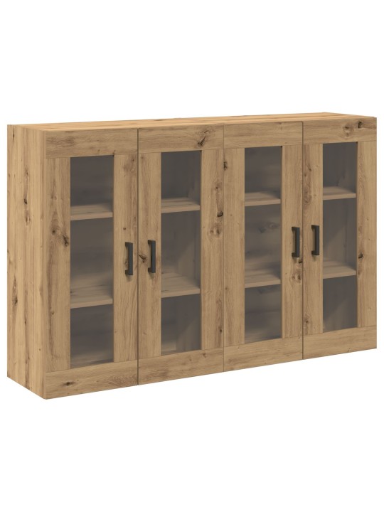 Seinäkaapit 2 kpl artisan tammi 69,5x34x90 cm tekninen puu