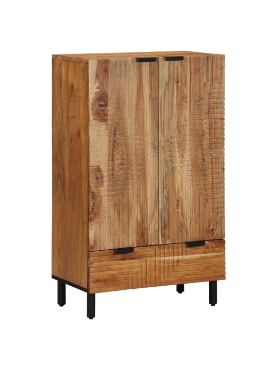 Highboard 60x33x100 cm täysi akaasiapuu