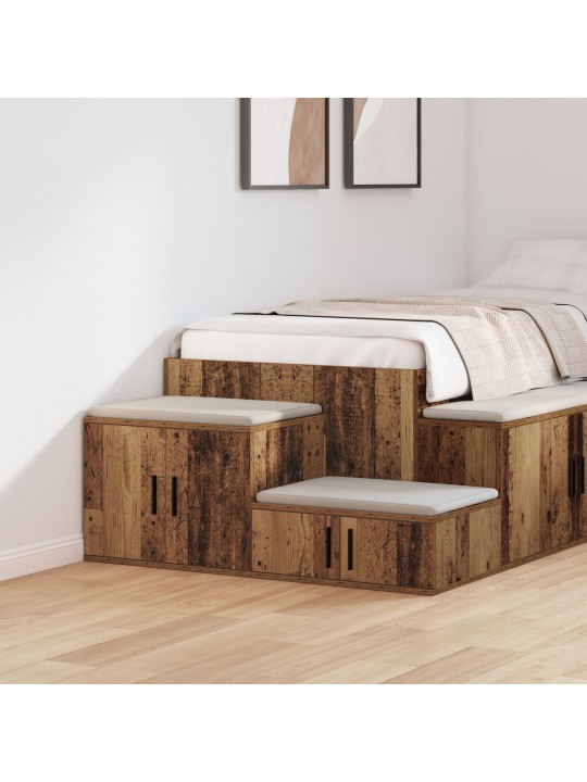 Säilytyskaappi vanhasta puusta 108x41x40 cm keinotekoisesta puusta
