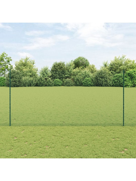 Aita postit 11 kpl u-kanava vihreä 160 cm teräs