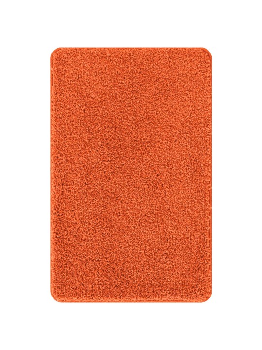 Kylpymatto suorakaiteenmuotoinen oranssi 60x90 cm polypropeeni liukumaton