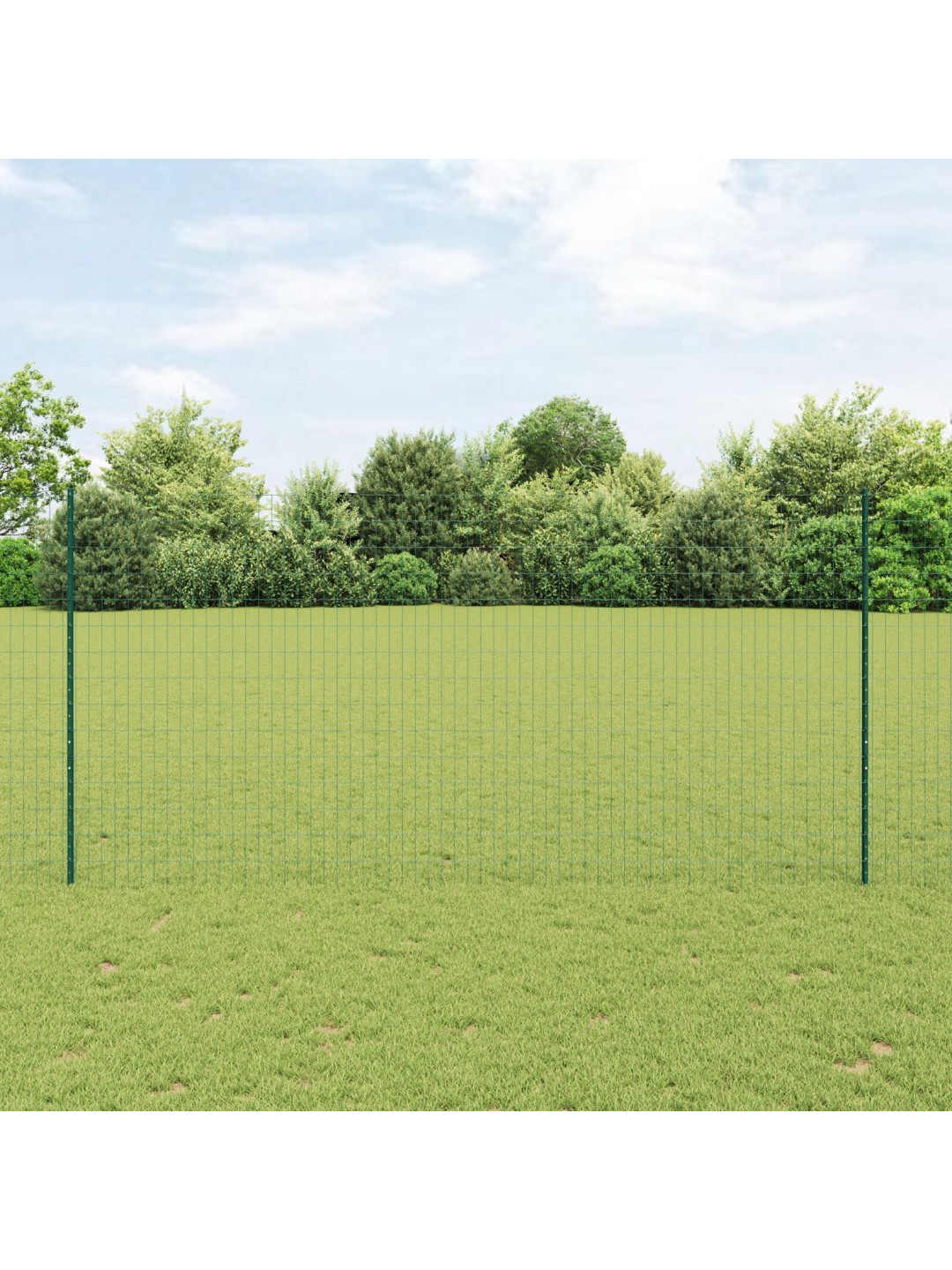 Euroaita viidellä U-pylväällä Vihreä 1.5x10 m Teräs