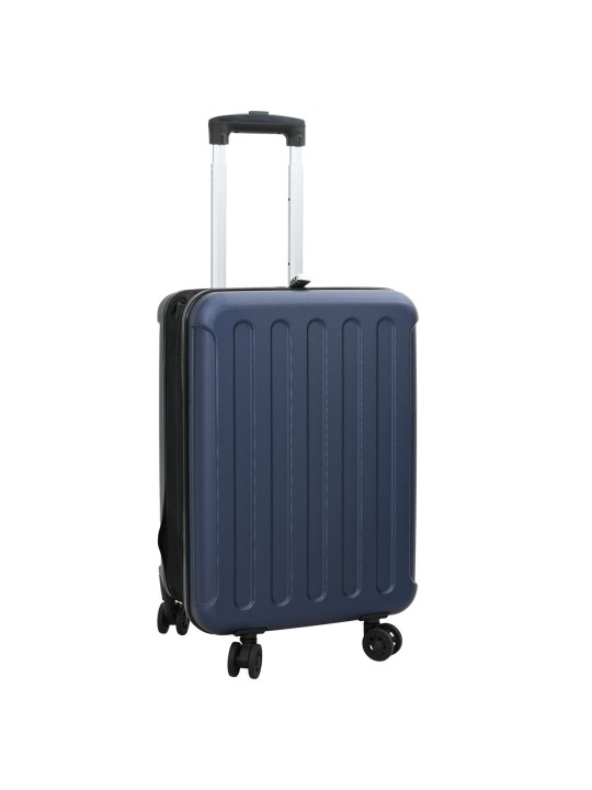 Kokoontaitettava matkalaukku kovamuovilla 20'' tummansininen 34x23x55.5 cm abs