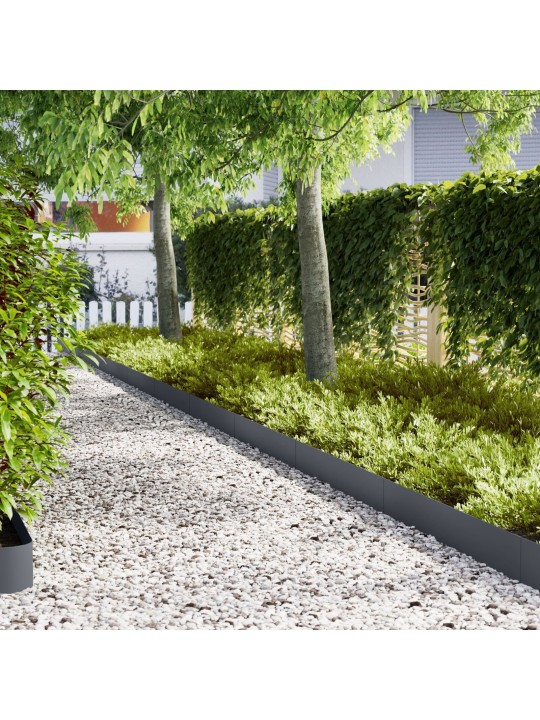 Nurkkareunat 30 kpl antrasiitti 100x0,5x20 cm teräs