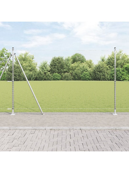 Kuusikulmainen aita 1.4x50 m galvanoitu teräs