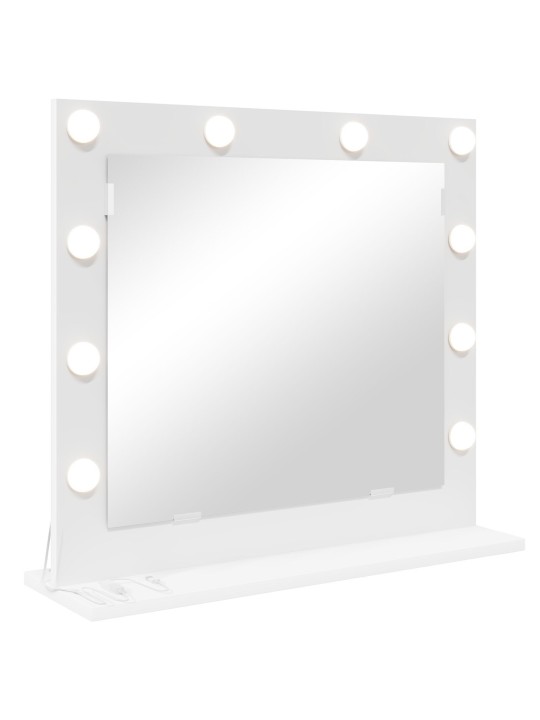 Peili led-valoilla valkoinen 60x55x18 cm