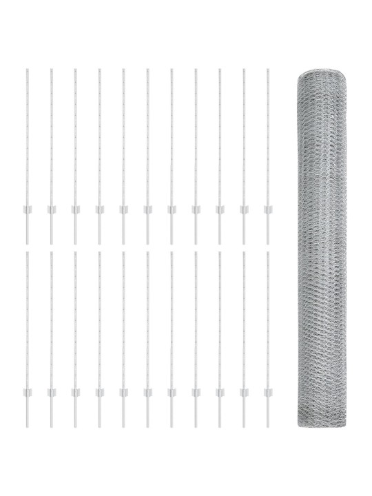Aitaruuvit 22 kpl u-kanava 120 cm galvanoitu teräs