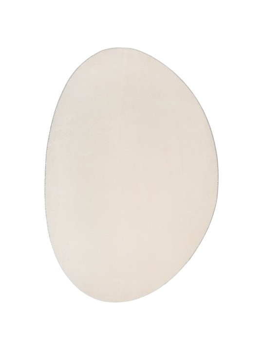 Matto "huarte" lyhyt nukka pehmeä ja pestävä beige 120x170 cm