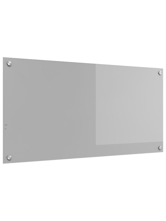 Keittiön taustavalo vaaleanharmaa 100x50x0,6 cm karkaistu lasi