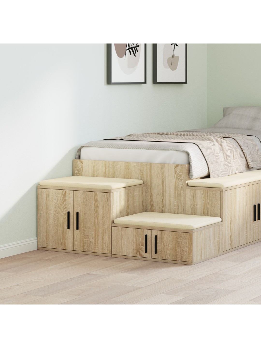 Säilytyskaappi sonoma oak 127x41x40 cm tekninen puu