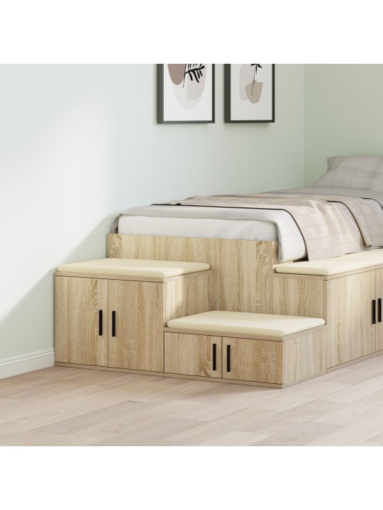Säilytyskaappi sonoma oak 127x41x40 cm tekninen puu