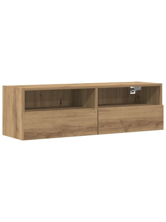 Tv-seinäkaappi artisan tammi 100x30x30 cm tekninen puu