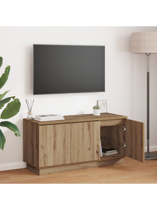 Tv-kaappi artisan tammi 100x38x49 cm tekninen puu