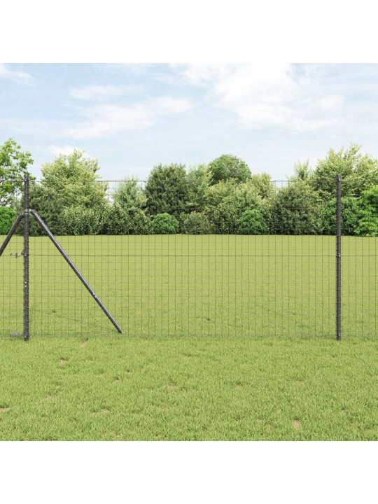 Aita posts 52 kpl harmaa ø32 mm 150 cm galvanoitu teräs