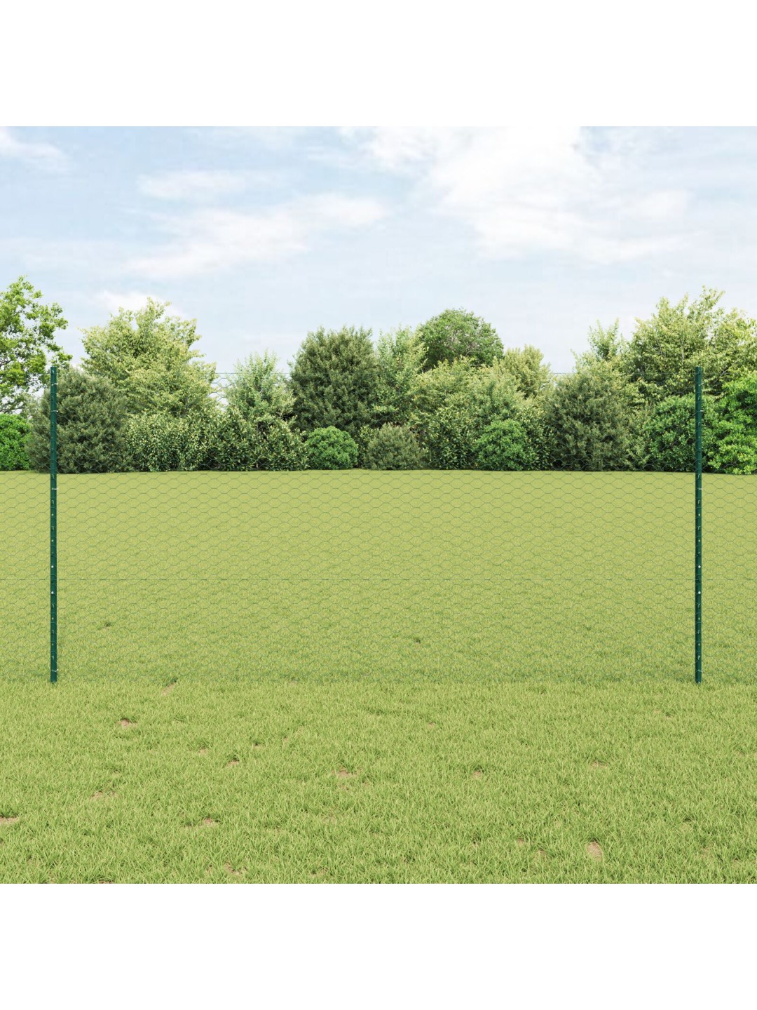 Aitaruuvit 11 kpl u-kanava vihreä 120 cm teräs