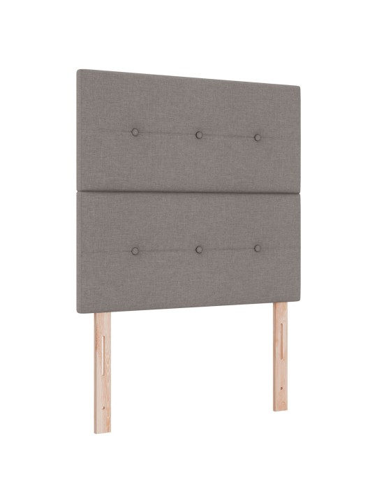 Pääty napitettu taupe 100 cm kangas