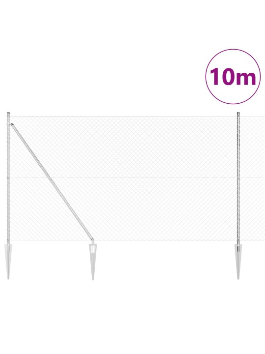 Ketjuaita 7 piikkipostilla 1.5x10 m galvanoidusta teräksestä