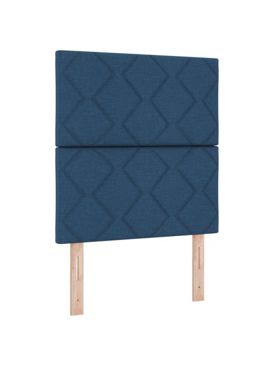 Pääty timanttiblokkikuvio sininen 80 cm kangas