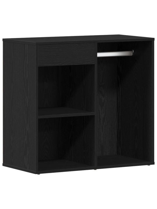 Musta tammi meikkikaappi 80x40x75 cm teknisen puun valmistama