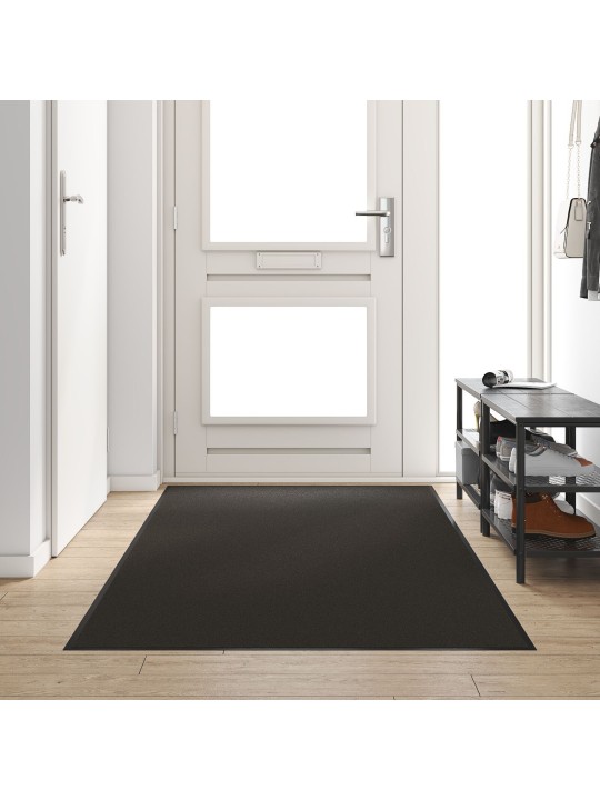 Ovimatto suorakaide musta 120x250 cm