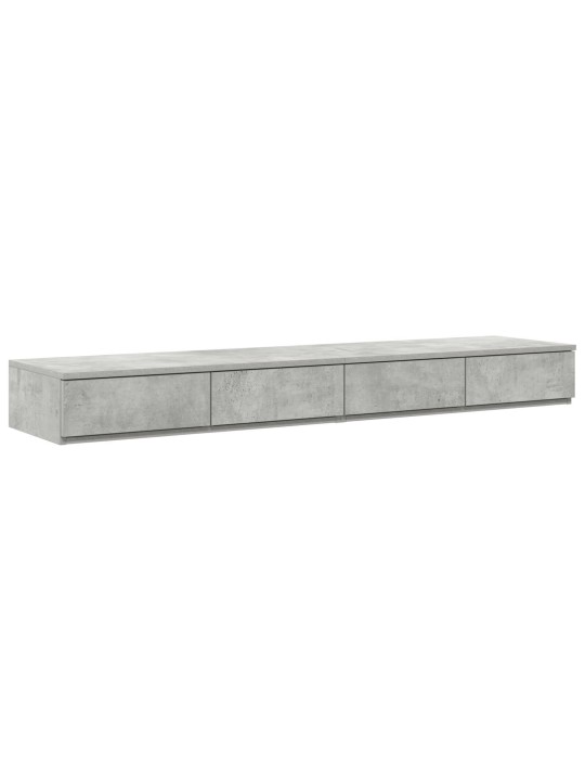 Sängyn laatikot betoni harmaa 160x36,5x16,5 cm tekninen puu