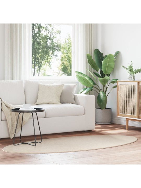 Matto "huarte" beige 120x170 cm ovaali