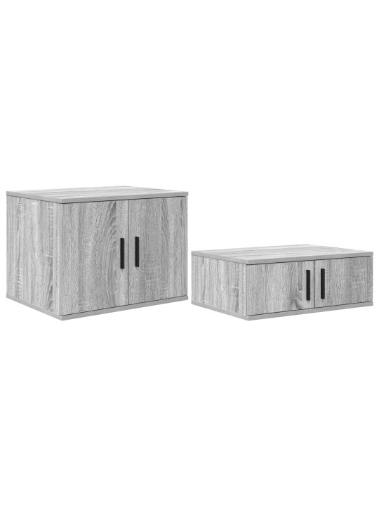 Säilytyskaappi harmaa sonoma 108x41x40 cm tekninen puu