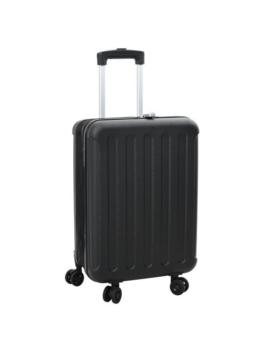 Kokoontaitettava matkalaukku 24'musta 43x27x66 cm abs