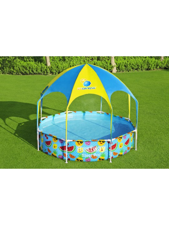 Bestway steel pro uv careful lasten maanpäällinen uima-allas 244x51 cm