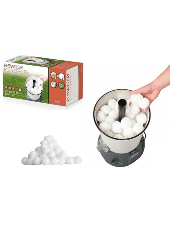 Bestway flowclear polysphere suodatinpallot 500 g 58475