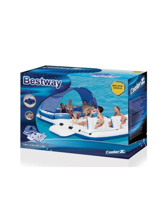 Bestway Tropical Breeze kelluva saari 389x274 cm 43105