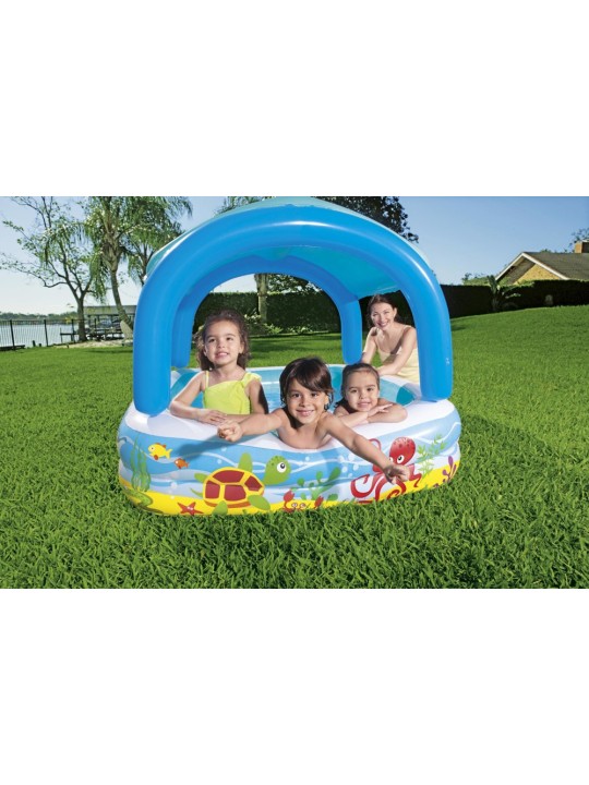 Bestway katoksellinen leikkiallas 140x140x114 cm