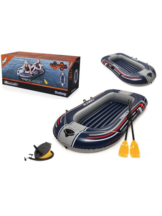 Bestway hydro-force kumivene pumpulla ja airoilla sininen