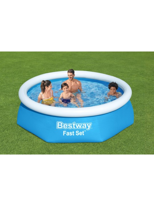Bestway fast set täytettävä uima-allas pyöreä 244x66 cm 57265