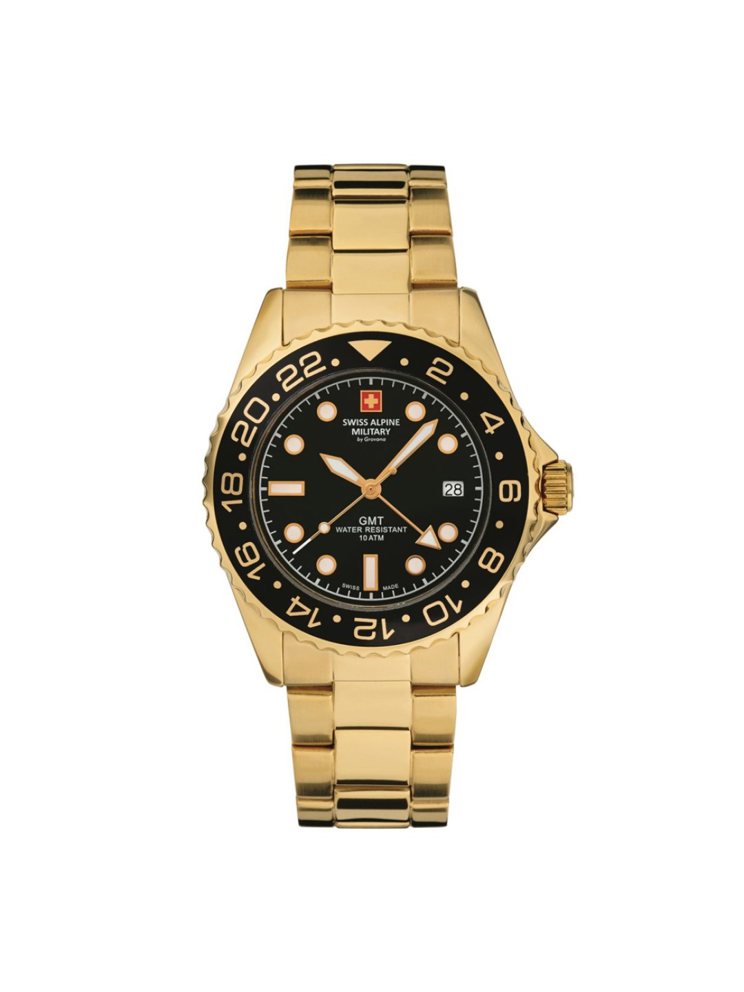 Swiss Alpine Military GMT 7052.1117SAM Miesten Rannekello