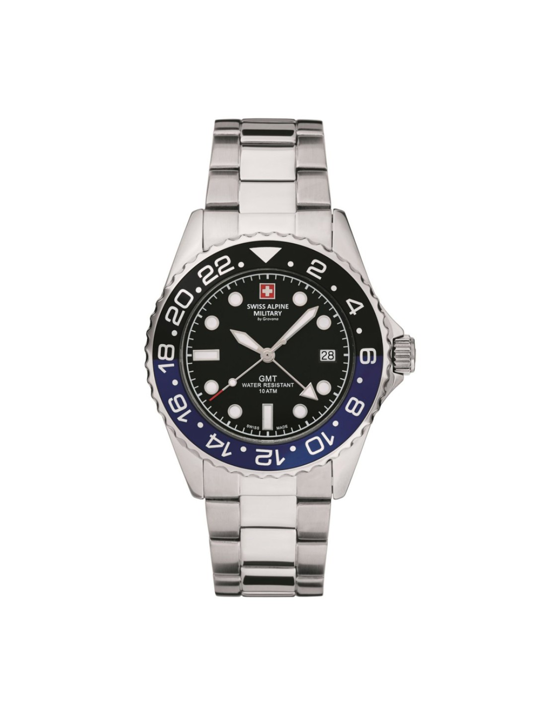 Swiss Alpine Military GMT 7052.1132SAM Miesten Rannekello