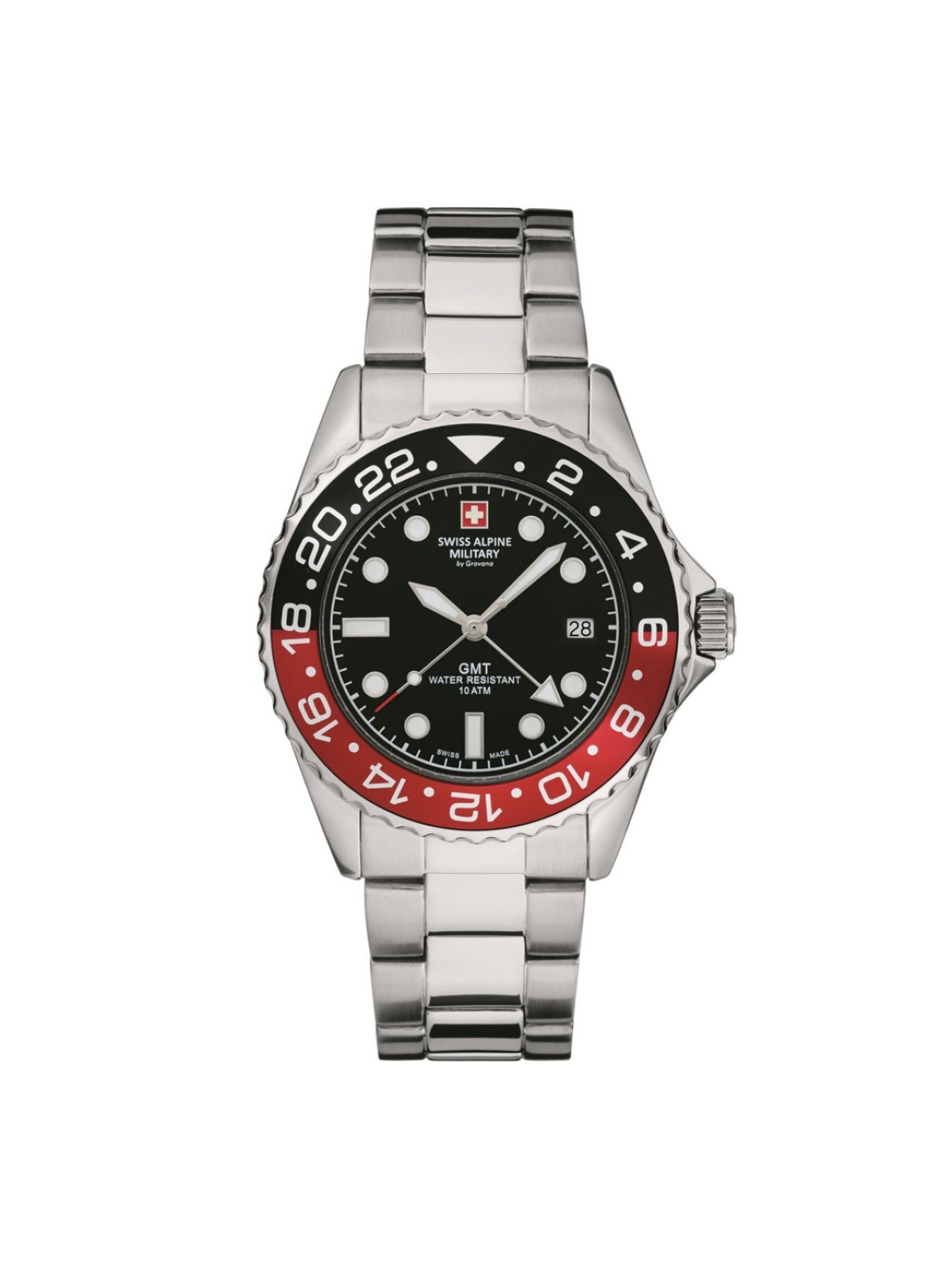 Swiss Alpine Military GMT 7052.1136SAM Miesten Rannekello