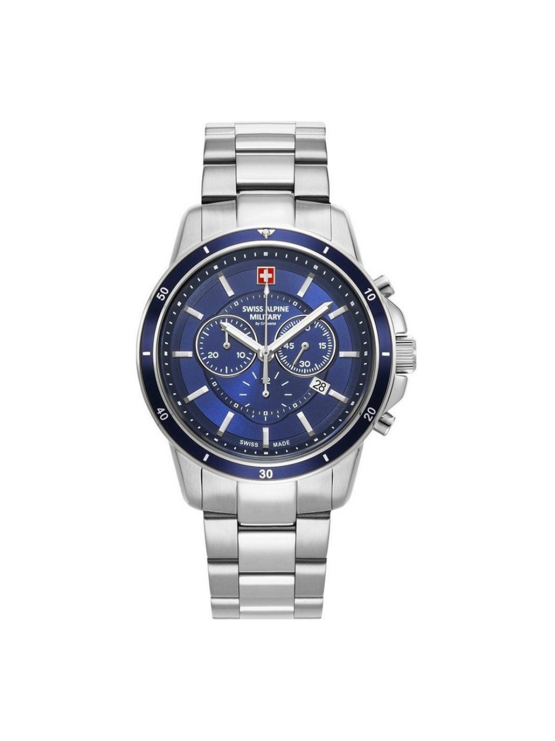Swiss Alpine Military 7089.9135SAM Miesten Rannekello Chronograph