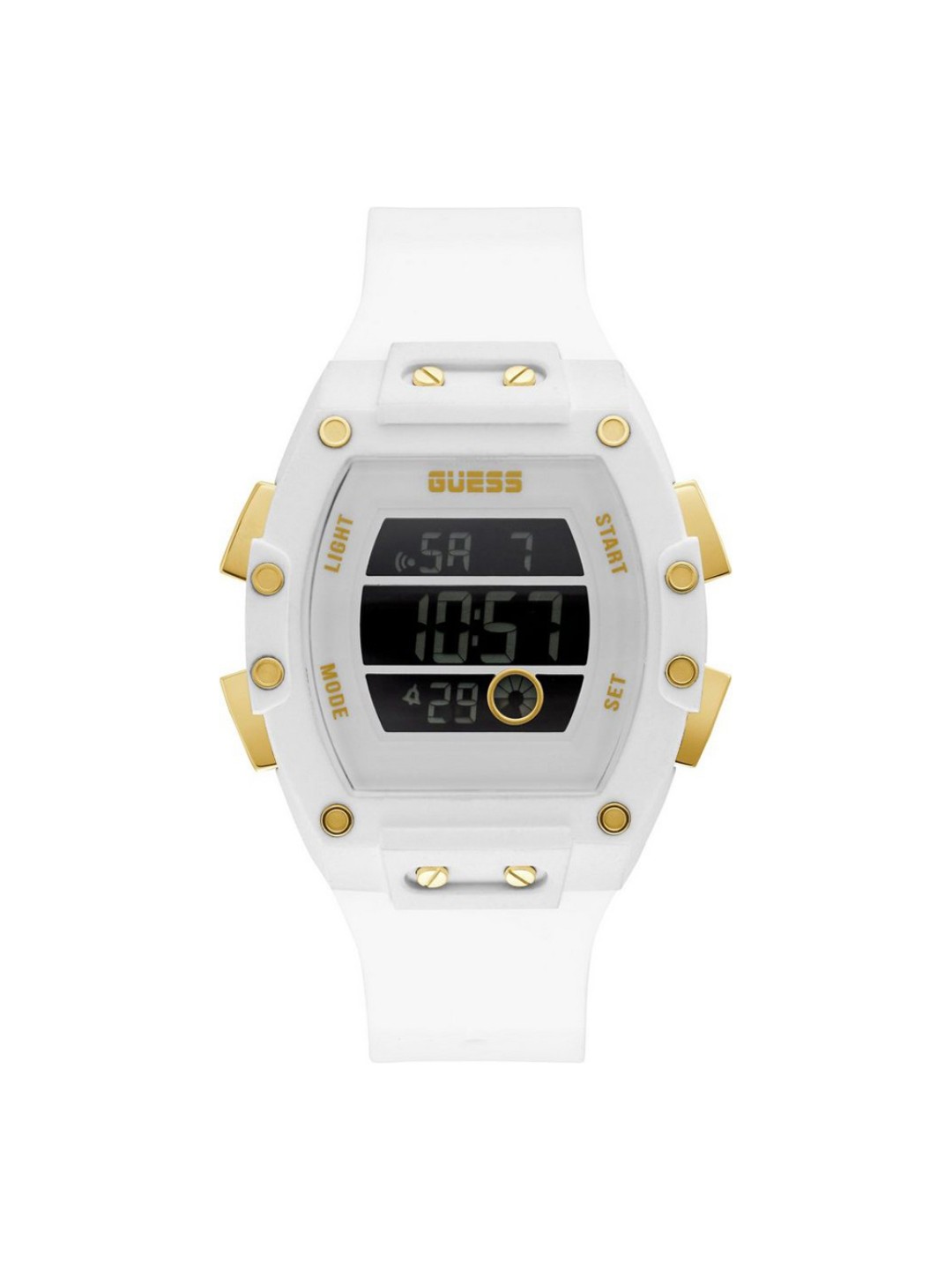 Guess Tonneau GW0340G1 Miesten Rannekello Chronograph