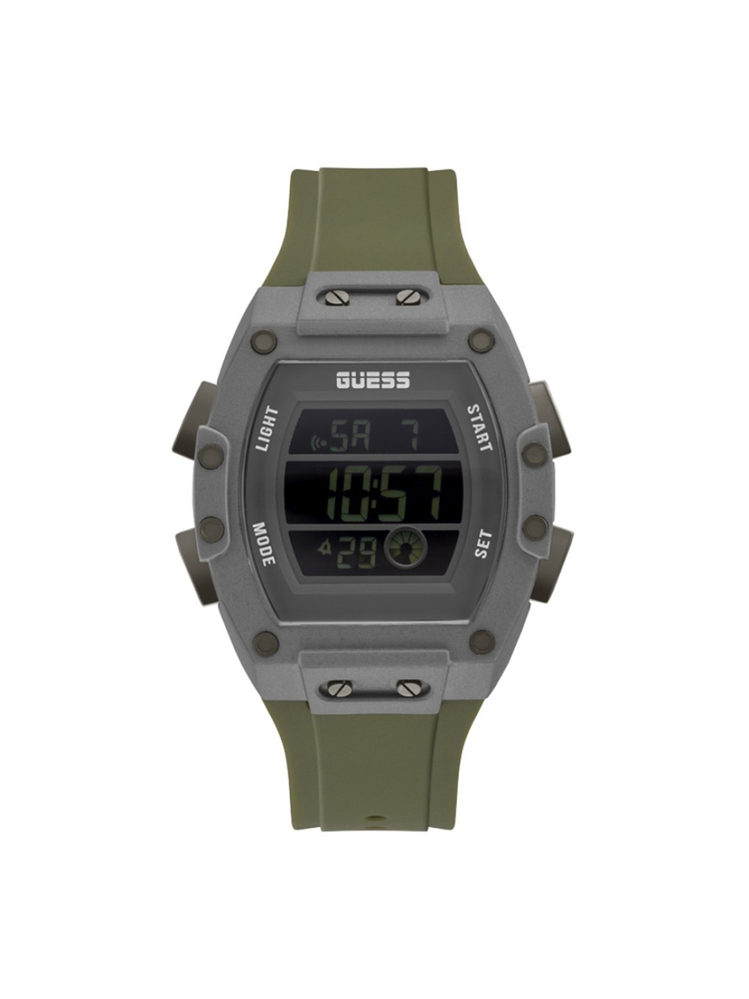 Guess Tonneau GW0340G3 Miesten Rannekello Chronograph