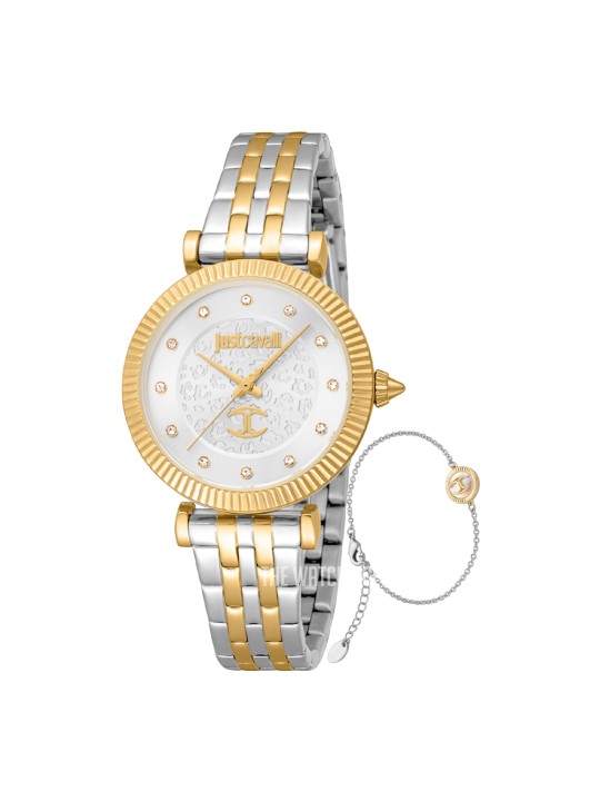 Just Cavalli Unleashed Set JC1L266M0055 Naisten Rannekello