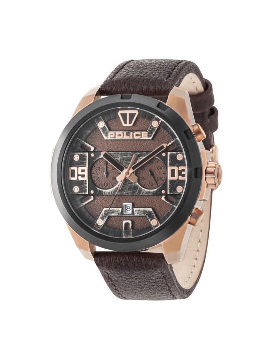 Police Dash PL.15365JSRB/12 Miesten Rannekello Dualtimer